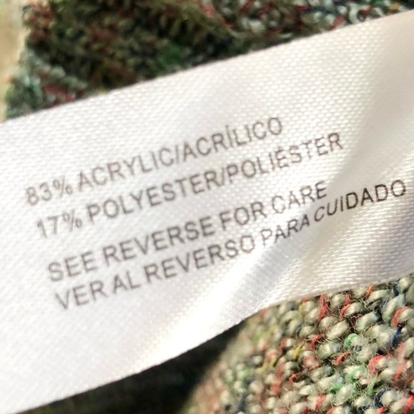 Rainbow Blue Knit Sweater, Open Collar 3 Buttons Excellent Condition - Picture 5 of 7